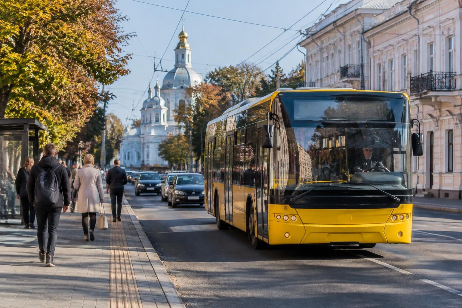 Ілюстрація до матеріалу «Громадський транспорт Сум: як планувати маршрути містом без зайвих втрат часу»